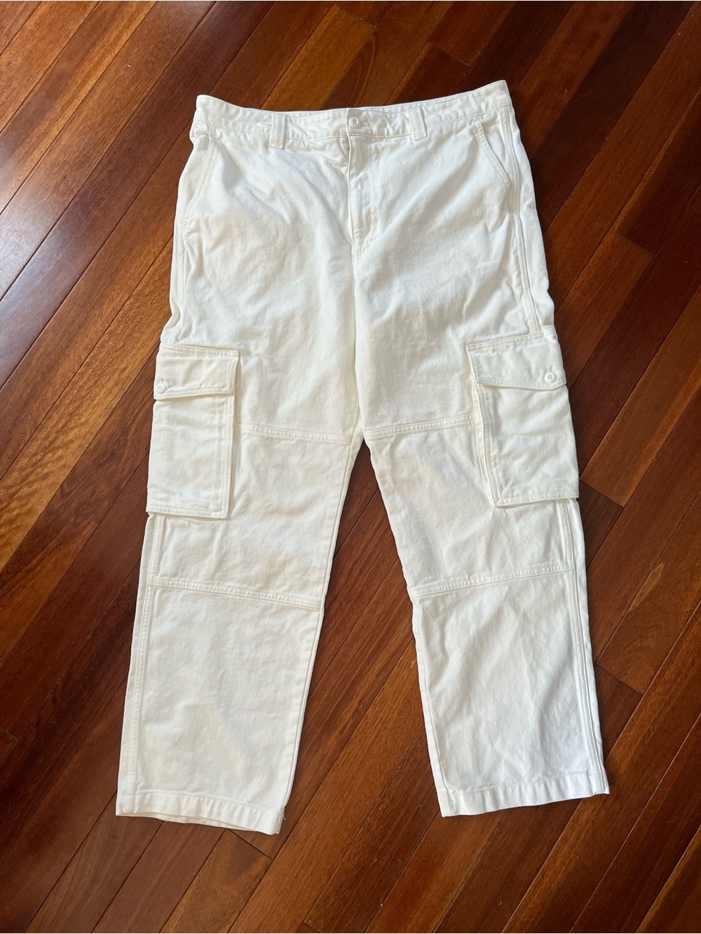 TNA Aritzia White Cargo Pants Size 16
